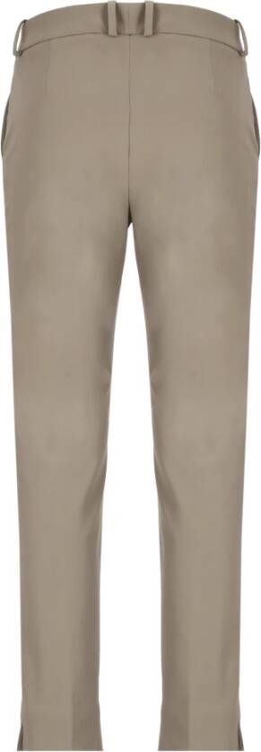 RRD Grijze Broek met Riemlussen en Zijdelingse Ventilatie Grijs Dames
