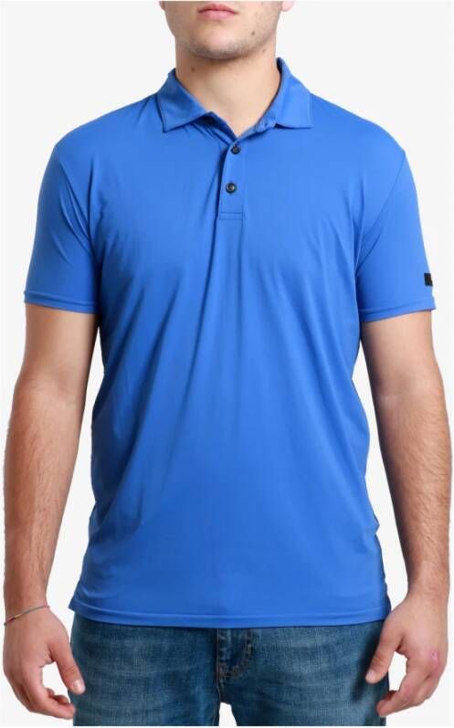 RRD Clear Blue Tecno Wash Polo Shirt voor Heren Blauw Heren