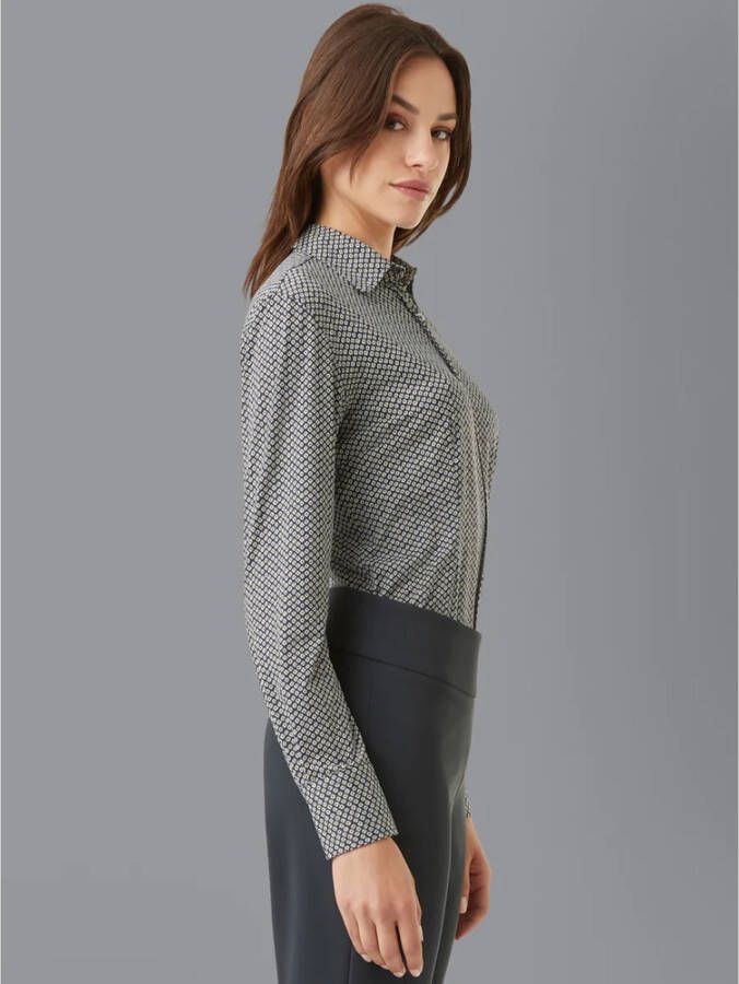 RRD Herenoverhemd 86% polyamide 14% elastaan Grijs Dames