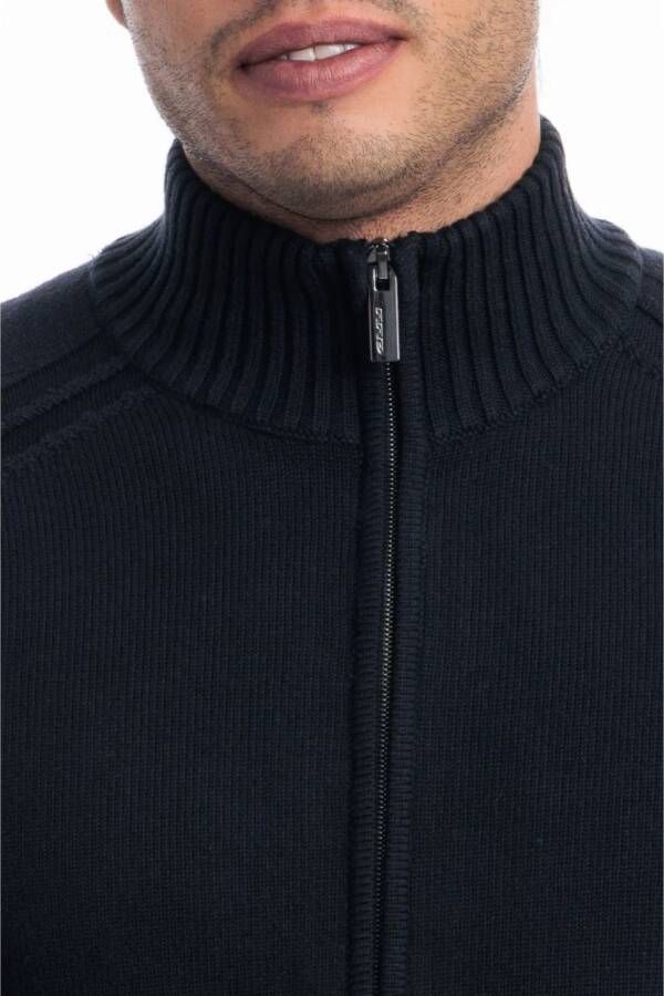 RRD Simpele Rits Gebreid Blue Heren