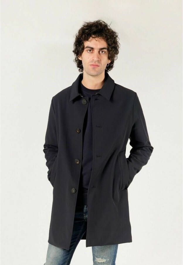 RRD Single-Breasted Coats Blauw Heren