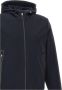RRD Donkerblauwe Stretch Technische Jas met Capuchon Blue Heren - Thumbnail 4