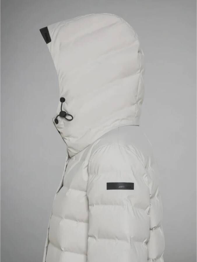 RRD Tubular Down Jacket met Rits White Dames