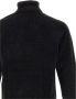 RRD Verfijnde fluweelachtige Turtleneck Sweater Black Heren - Thumbnail 2