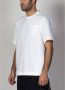 Sacai T-Shirt Cotton Pullover Wit Heren - Thumbnail 2
