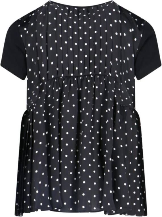 Sacai T-Shirts Zwart Dames