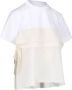 Sacai Witte T-shirts en Polos White Dames - Thumbnail 2