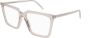 Saint Laurent Transparante Rechthoekige Bril Gray Unisex - Thumbnail 2