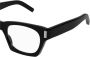 Saint Laurent Zwarte jurk met bloemenprint en Pegasus-knopen Black Dames - Thumbnail 2