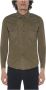 Saint Laurent Upgrade je casual garderobe met deze khaki groene casual shirt Groen Heren - Thumbnail 2