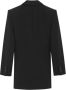 Saint Laurent Klassieke Wol Double-Breasted Blazer Zwart Dames - Thumbnail 2