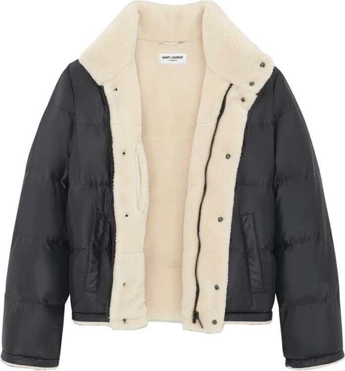 Saint Laurent Down Jackets Zwart Heren