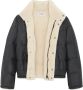 Saint Laurent Zwarte Nylon Jassen met Opstaande Kraag Black Heren - Thumbnail 2