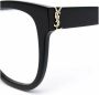 Saint Laurent Zwarte Transparante SL M97 Zonnebril Black Unisex - Thumbnail 2