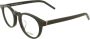 Saint Laurent Zwarte Transpare SL M122 F Zonnebril Black Unisex - Thumbnail 2