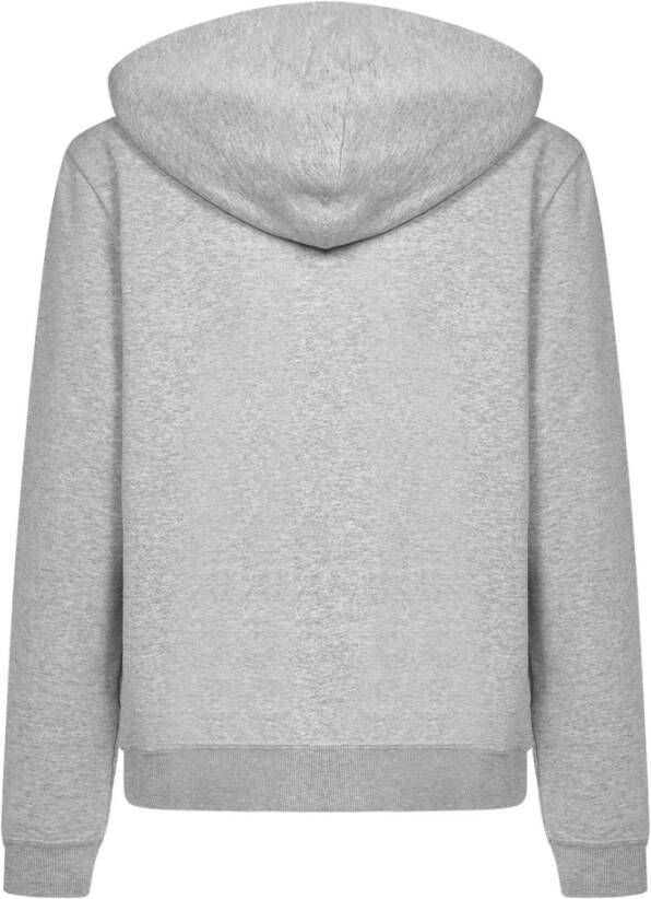 Saint Laurent Luxe Signature Sweatshirt in Grijs Melange Grijs Heren