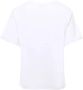 Saint Laurent Iconisch Print Katoenen T-Shirt White Dames - Thumbnail 2