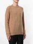 Saint Laurent Kameel Wollen Trui Brown - Thumbnail 3