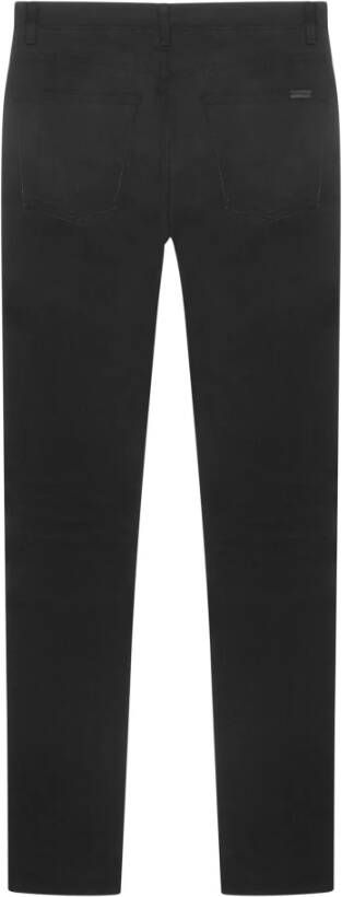 Saint Laurent Slim-Fit Zwarte Jeans Zwart Dames