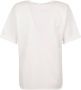 Saint Laurent Wit Katoenen Jersey T-shirt met Iconisch Logo White Dames - Thumbnail 3