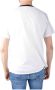 Saint Laurent Zonsondergang Print Katoenen T-shirt White Heren - Thumbnail 2