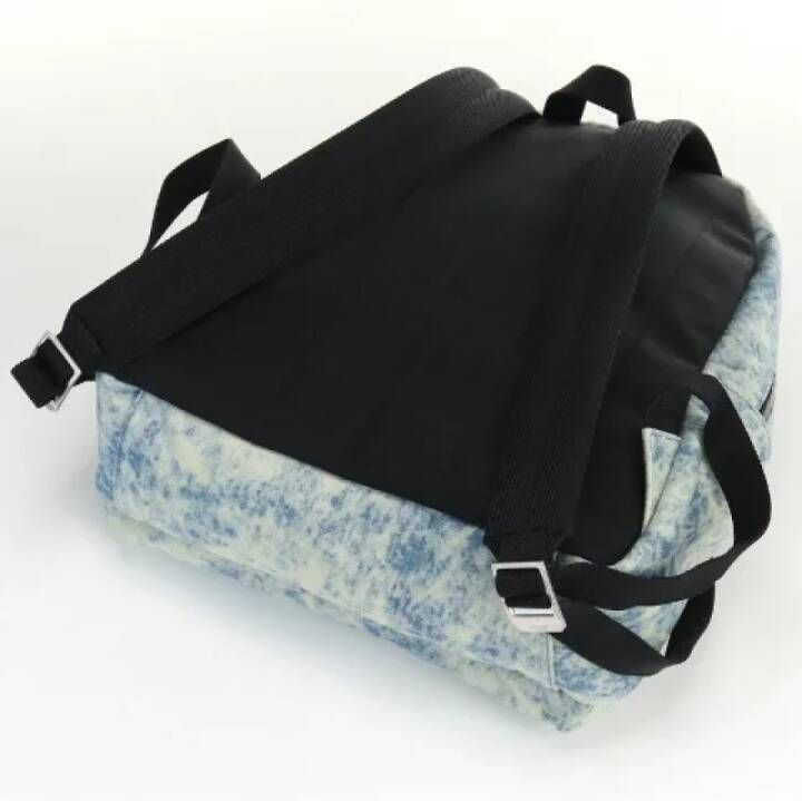 Saint Laurent Vintage Pre-owned Fabric backpacks Blauw Dames