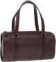 Saint Laurent Vintage Pre-owned Leather handbags Bruin Dames - Thumbnail 2