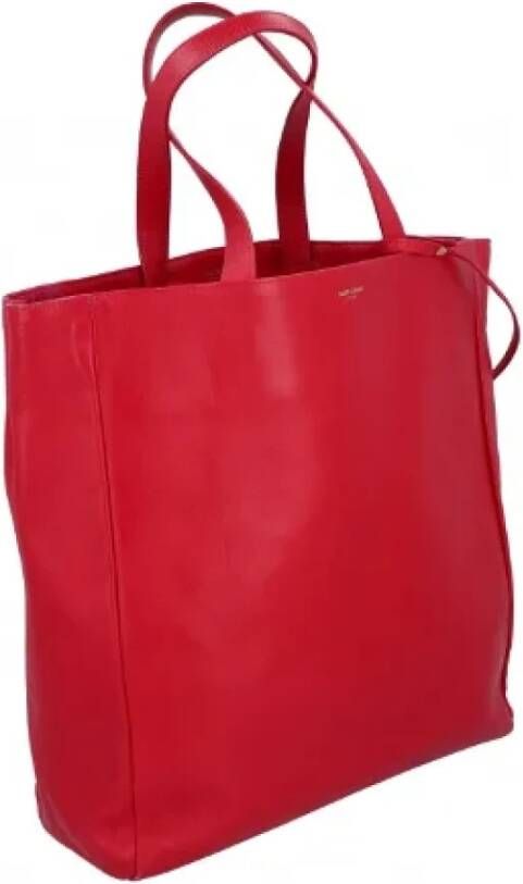 Saint Laurent Vintage Pre-owned Leather handbags Rood Dames