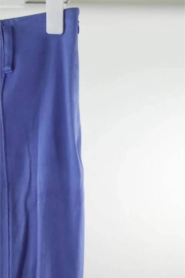 Saint Laurent Vintage Tweedehands broek Blauw Dames