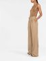 Saint Laurent Wide-Leg wollen broek Beige Dames - Thumbnail 2