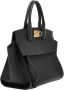 Salvatore Ferragamo Nero Studio Soft Tas Zwart Dames - Thumbnail 2