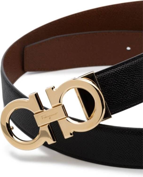 Salvatore Ferragamo Belts Zwart Heren