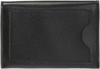 Salvatore Ferragamo Card case with embroidered logo Zwart Dames