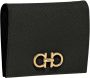 Salvatore Ferragamo Stijlvolle Leren Portemonnee voor Mannen Black Dames - Thumbnail 6
