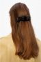 Salvatore Ferragamo Hair clip with logo Black Dames - Thumbnail 2