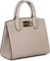 Salvatore Ferragamo Stijlvolle Crossbody Tas in Zwart Leer Beige Dames - Thumbnail 10