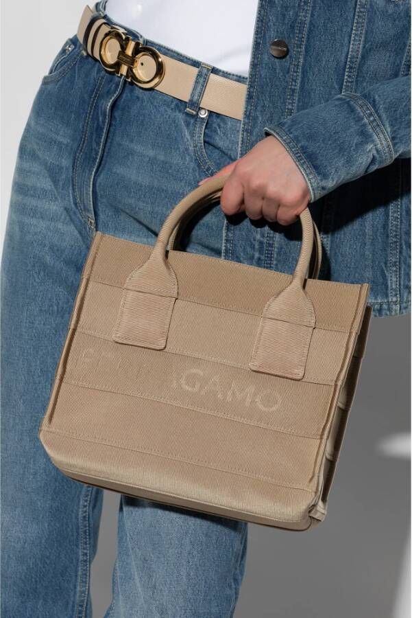 Salvatore Ferragamo Shopper tas Beige Dames