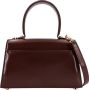 Salvatore Ferragamo Iconische Gancini Leren Handtas Bruin Dames - Thumbnail 2