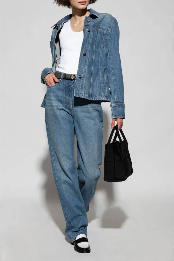 Salvatore Ferragamo High-rise jeans Blauw Dames