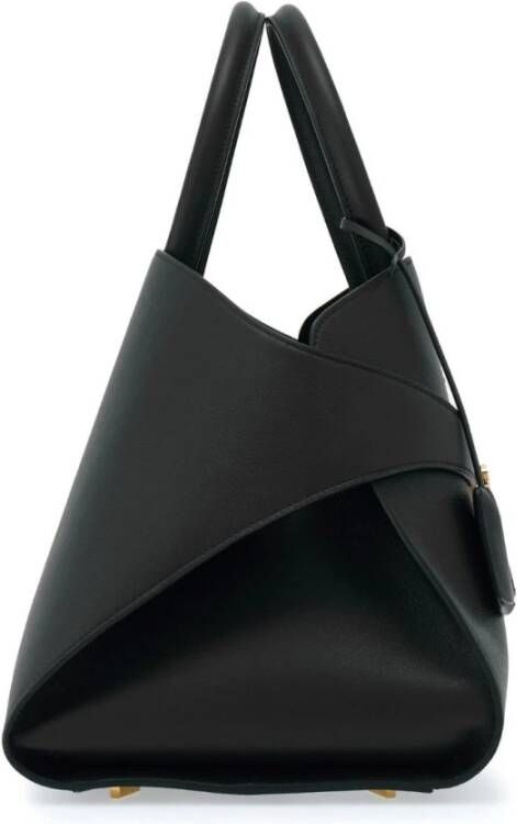 Salvatore Ferragamo Hug Leren Tote Tas Zwart Dames