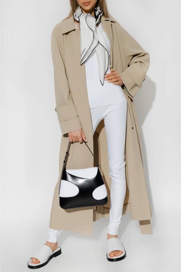Salvatore Ferragamo Leggings met hoge taille Wit Dames