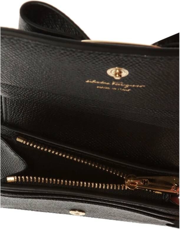 Salvatore Ferragamo Logo -portemonnee Zwart Dames