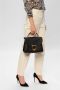 Salvatore Ferragamo Zwarte Leren Crossbody Tas met Logo Gesp Black Dames - Thumbnail 2