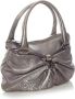 Salvatore Ferragamo Pre-owned Leather handbags Grijs Dames - Thumbnail 2