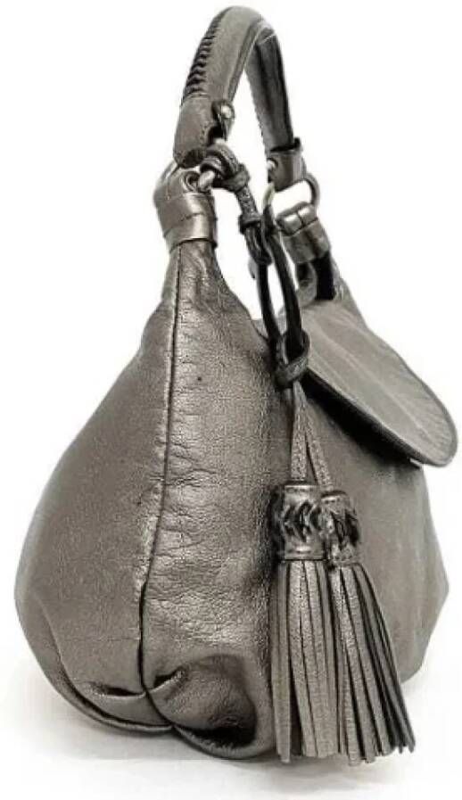 Salvatore Ferragamo Pre-owned Leather handbags Grijs Heren