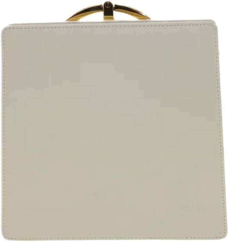 Salvatore Ferragamo Pre-owned Leather handbags Wit Dames