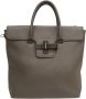 Salvatore Ferragamo Pre-owned Leather totes Gray Dames - Thumbnail 1