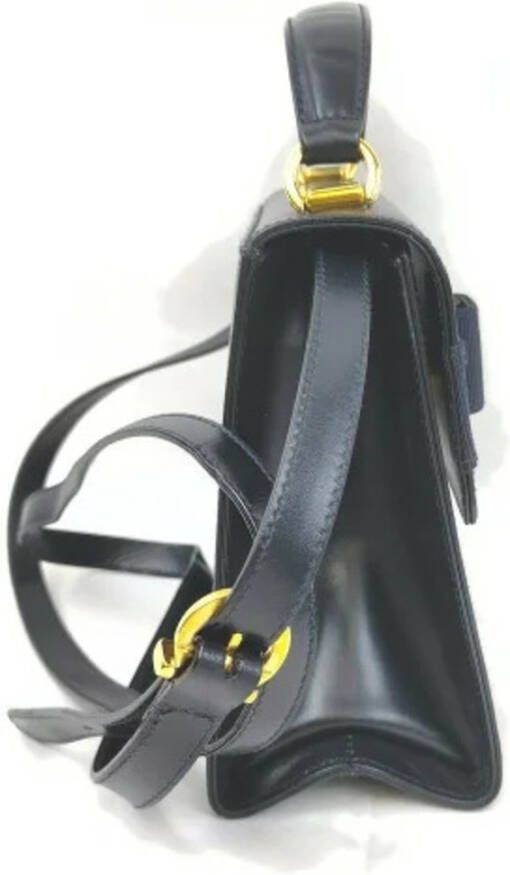 Salvatore Ferragamo Pre-owned Voldoende lederen handtassen Blauw Dames