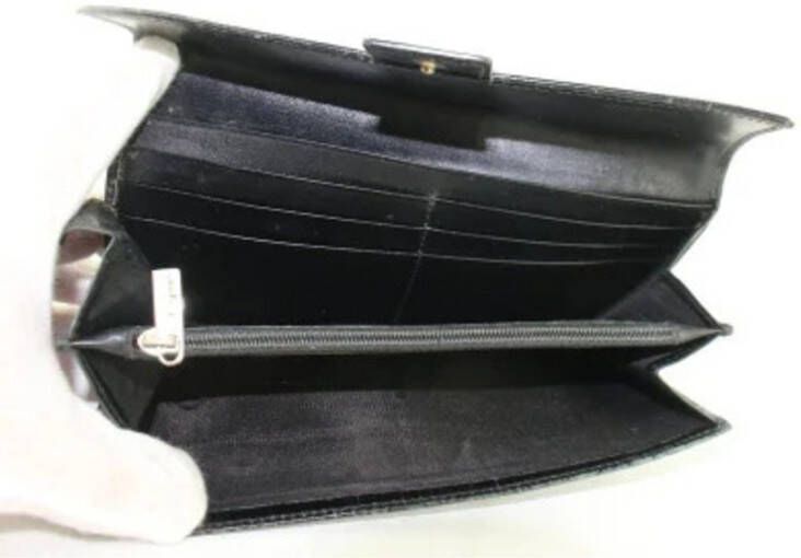 Salvatore Ferragamo Pre-owned Voldoende lederen portefeuilles Zwart Dames