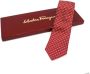 Salvatore Ferragamo Pre-owned Silk home-office Rood Heren - Thumbnail 2